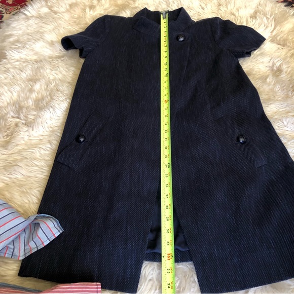 Chanel 2015 short sleeve navy cotton jacket 38 - Picture 8 of 14